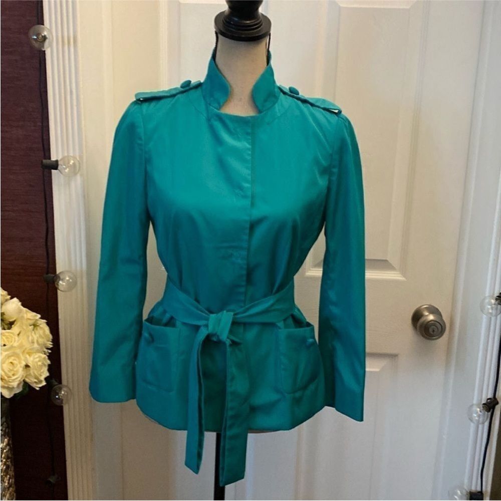 Valentino Teal Women's Jacket, US4